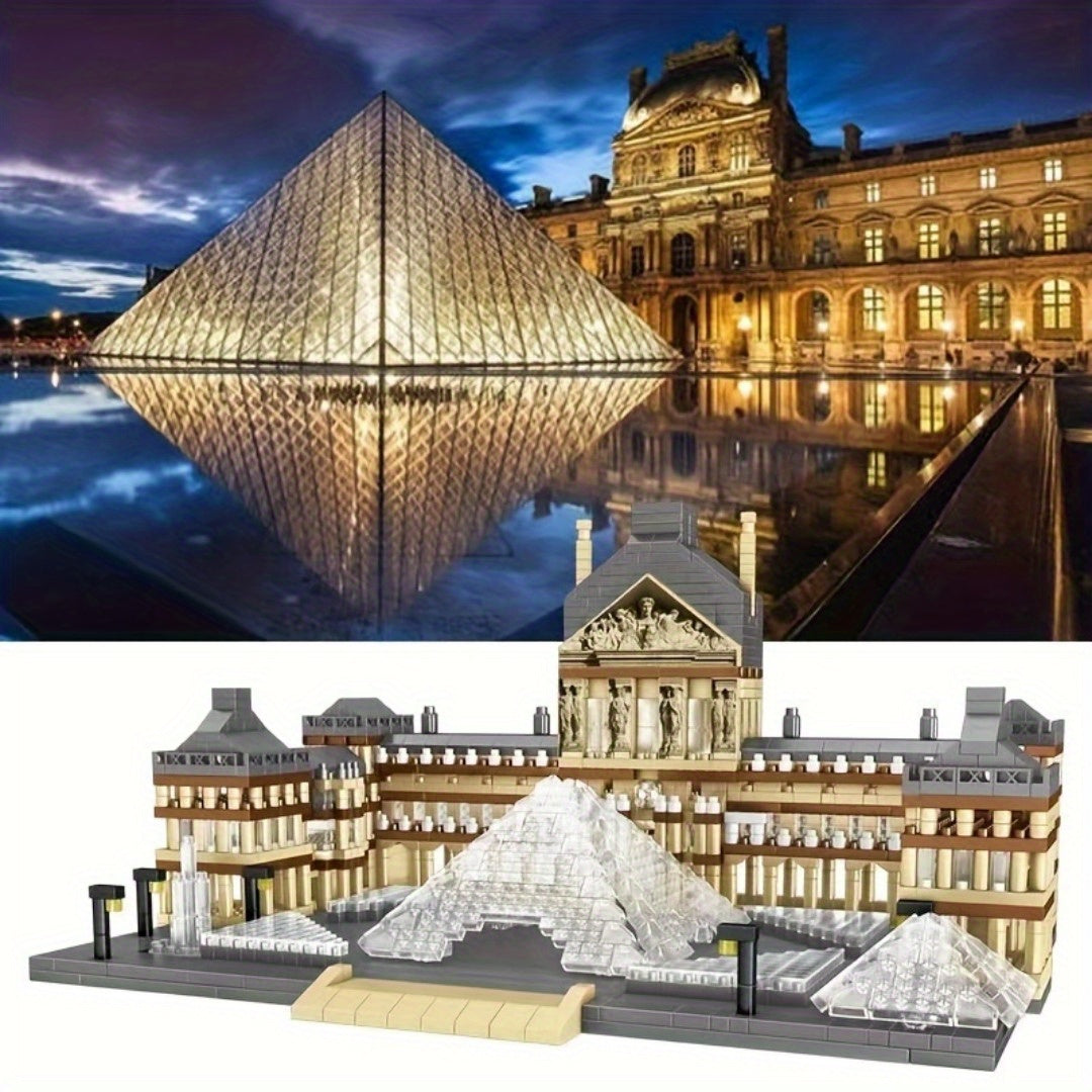 3500 piezas de edificios emblemáticos mundialmente famosos, modelo de bloques de construcción, rompecabezas de bloques de construcción educativos, ensamblaje tridimensional, arte conmemorativo, decoración, juguete de rega