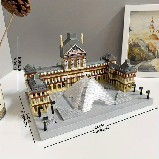 3500 piezas de edificios emblemáticos mundialmente famosos, modelo de bloques de construcción, rompecabezas de bloques de construcción educativos, ensamblaje tridimensional, arte conmemorativo, decoración, juguete de rega