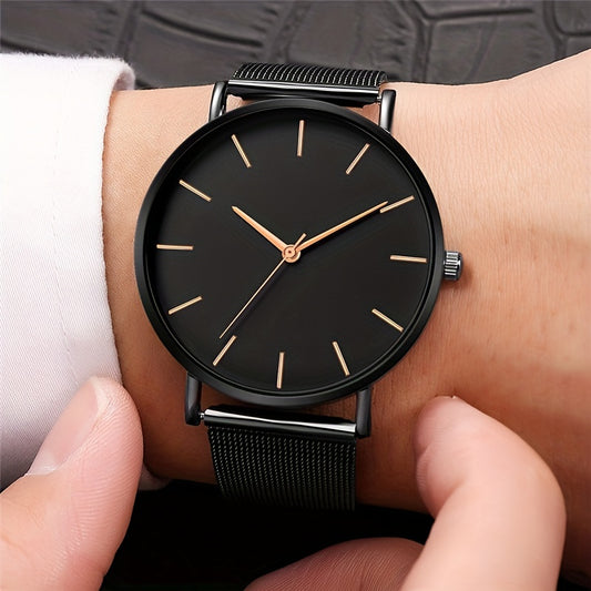 Reloj con correa y pulsera de cuarzo