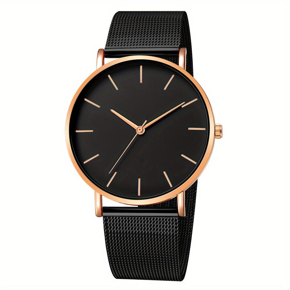 Reloj con correa y pulsera de cuarzo