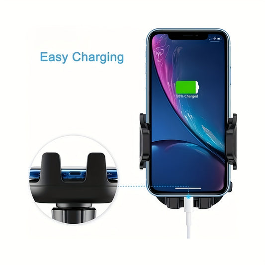 Soporte manos libres de auto para teléfono .
Compatible con smartphones, iPhone y General Motors - Ajustable a todos los modelos.