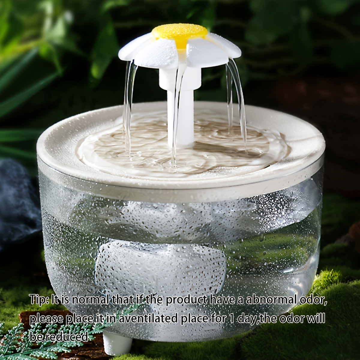 Bebedero ultrasilencioso transparente de 1,5 litros para mascotas, con 1 bomba de agua, alimentado por USB, fácil de limpiar, sin BPA, apto para gatos y mascotas pequeñas, sin batería.