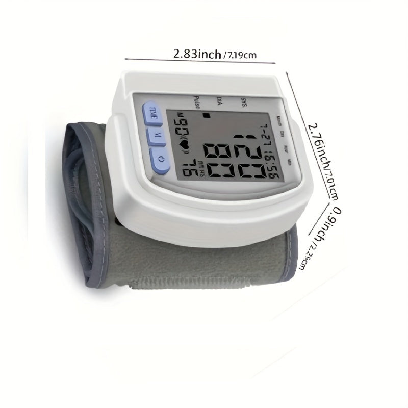 Monitor de presión arterial premium de muñeca, automático. 
Perfecto para monitorear tu salud en  cualquier lugar.
