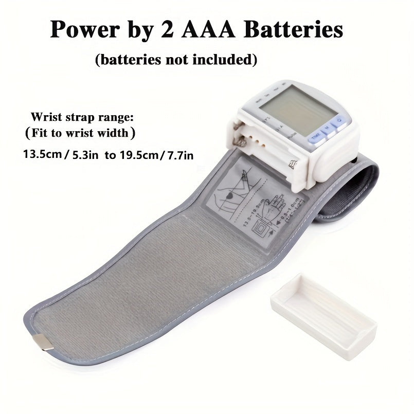 Monitor de presión arterial premium de muñeca, automático. 
Perfecto para monitorear tu salud en  cualquier lugar.
