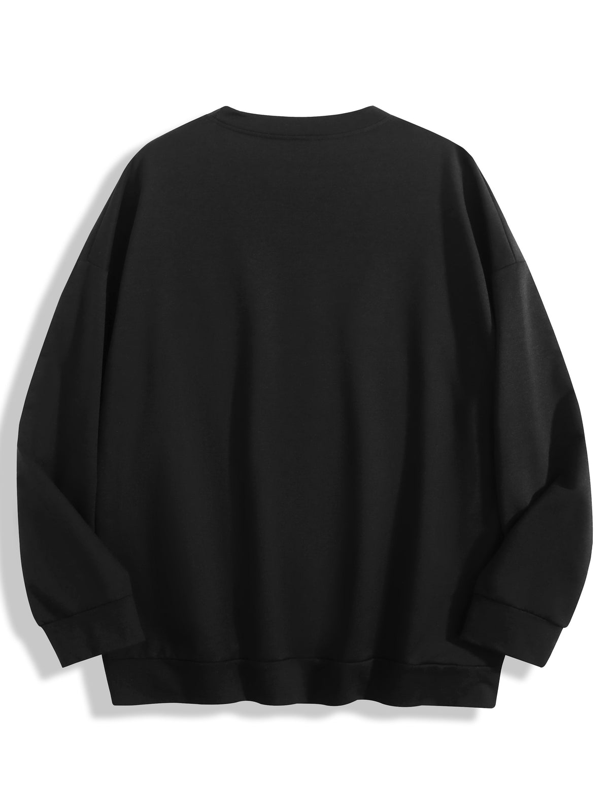 Sudadera informal de cuello redondo para hombre con estampado "Always", manga larga, corte regular, mezcla de algodón, ideal para otoño/invierno, esencial para ir al trabajo, envío local. Sudadera con capucha.