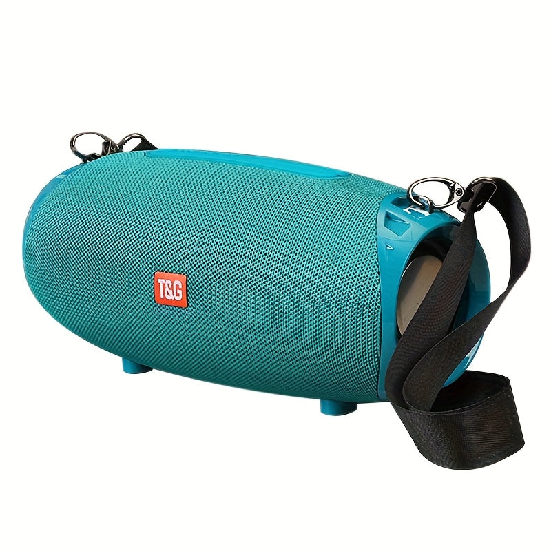 Altavoz inalámbrico portátil TG534 con dos altavoces, audio estéreo TWS de alta resolución, manos libres, compatible con FM, tarjeta TF y disco U, conexión a teléfono móvil, tableta y TV, compatible con tarjeta TF, uni