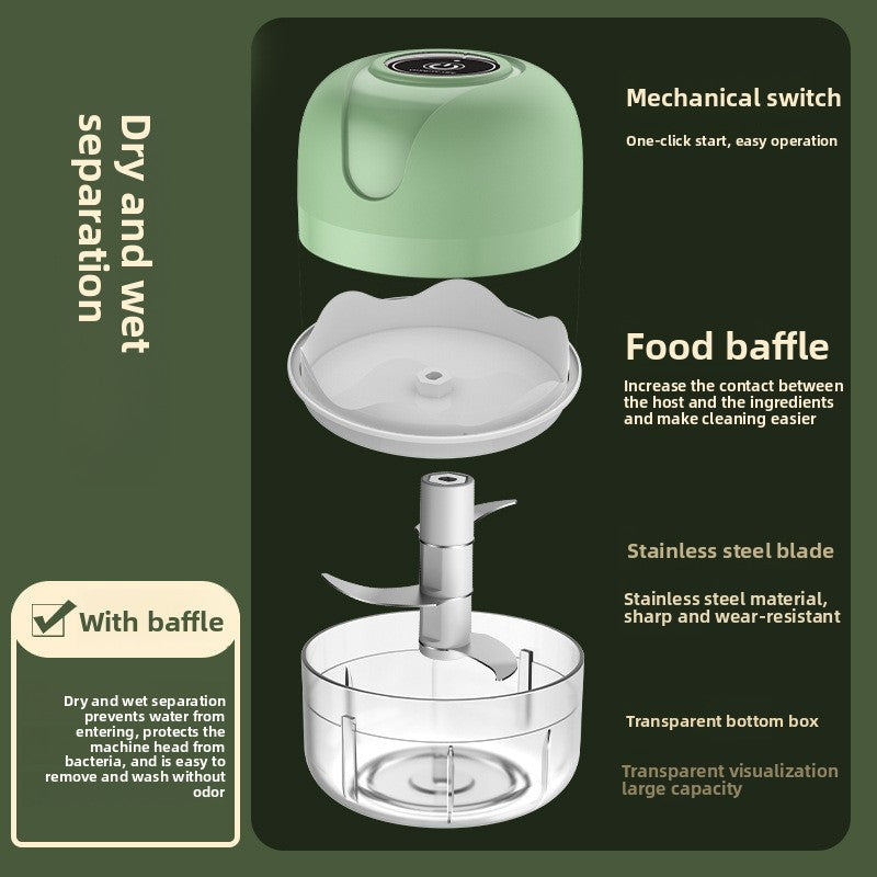 Picadora el�ctrica de ajo y alimentos