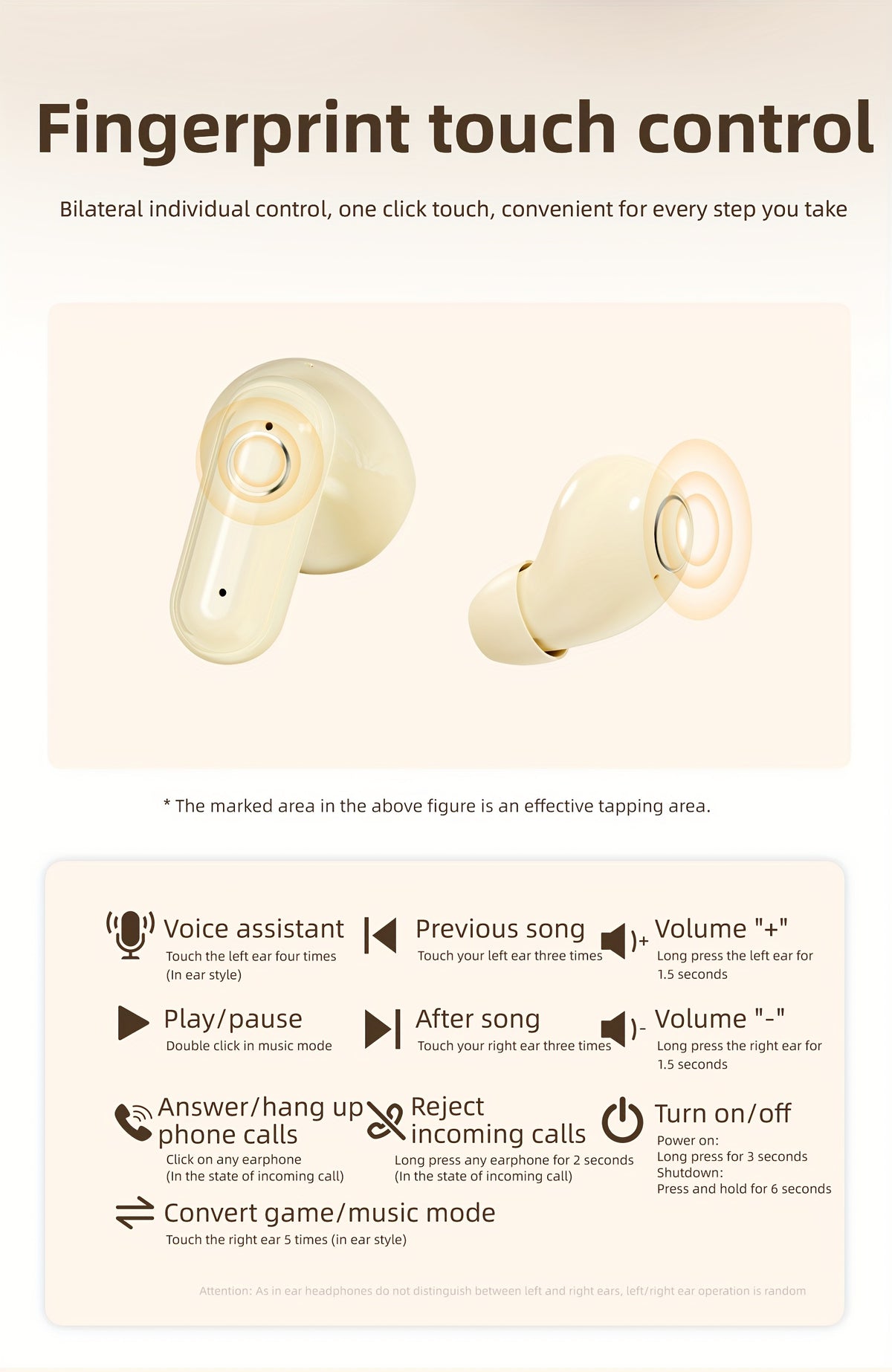 Auriculares inalámbricos deportivos ultracompactos con mango corto, estéreo de graves Hi-Fi, calidad de sonido dual 5.4, reducción de ruido cómoda, pantalla digital de alta definición con micrófono, tiempo de espera ult