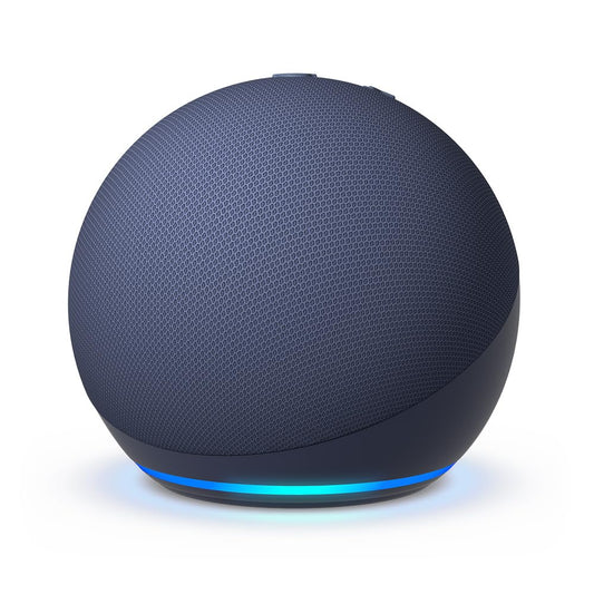 Amazon Echo Dot (modelo más reciente), altavoz Alexa con sonido vibrante, ideal para dormitorios, comedores y oficinas, azul marino profundo