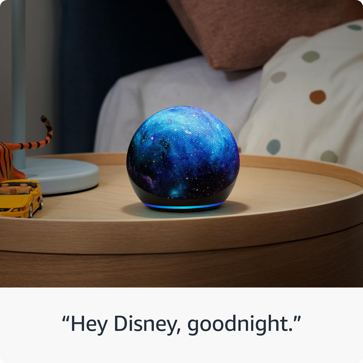 Amazon Echo Dot Kids con Alexa (modelo más reciente), diseñado para niños, con control parental, incluye 1 año de Amazon Kids+, Stardust