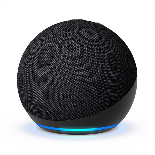 Amazon Echo Dot, altavoz Alexa con sonido vibrante, ideal para dormitorios, comedores y oficinas, color carbón