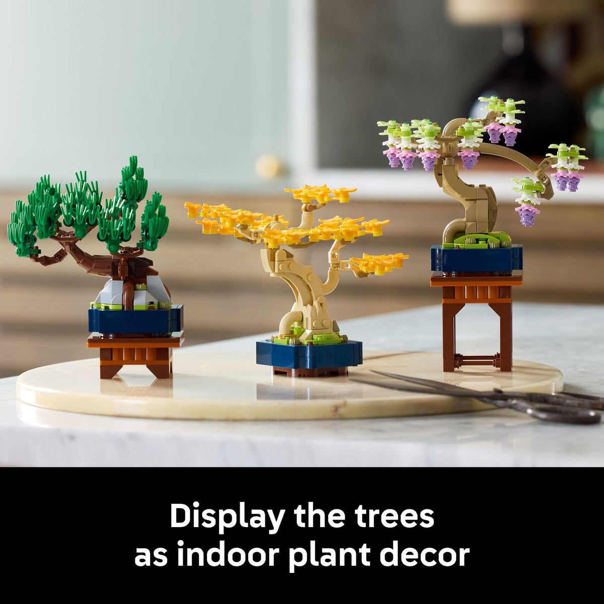 Set de construcción LEGO Botanicals Mini Bonsáis - Bloques de construcción de bonsáis artificiales para adultos (mayores de 18 años) - Decoración DIY para el hogar y la oficina (para hombres y mujeres) - Regalo de Navidad - 10373