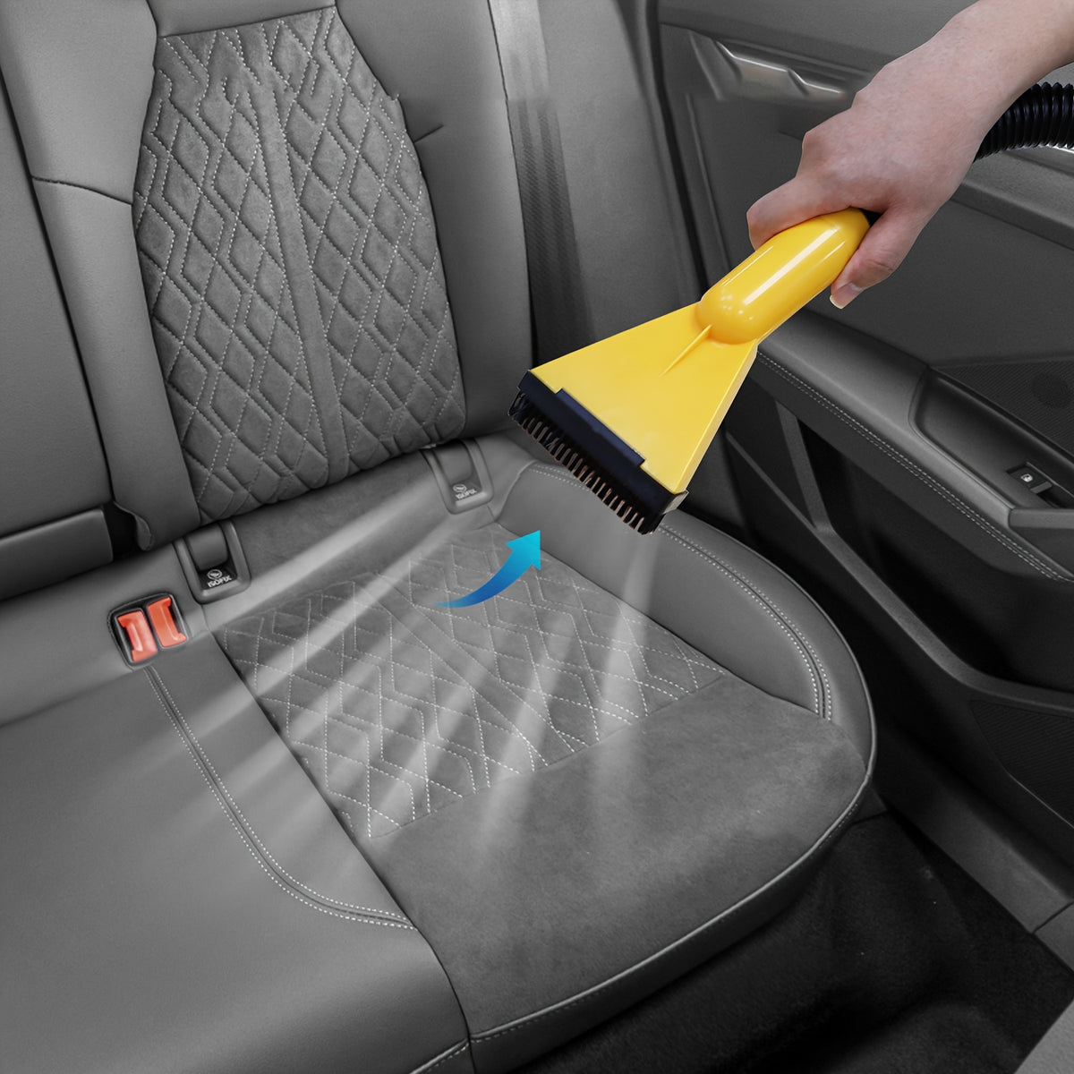 Aspiradora de cubo de doble uso con succión y soplador para vehículo, herramienta multifunción portátil para automóvil, estilo cilíndrico, de gran capacidad, herramienta para limpieza interior de automóvil, eliminació