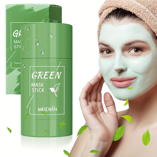 Mascarilla en barra de te verde, refrescante e hidratante. Provee limpieza y exfoliación suave, sin alcohol ni perfume.