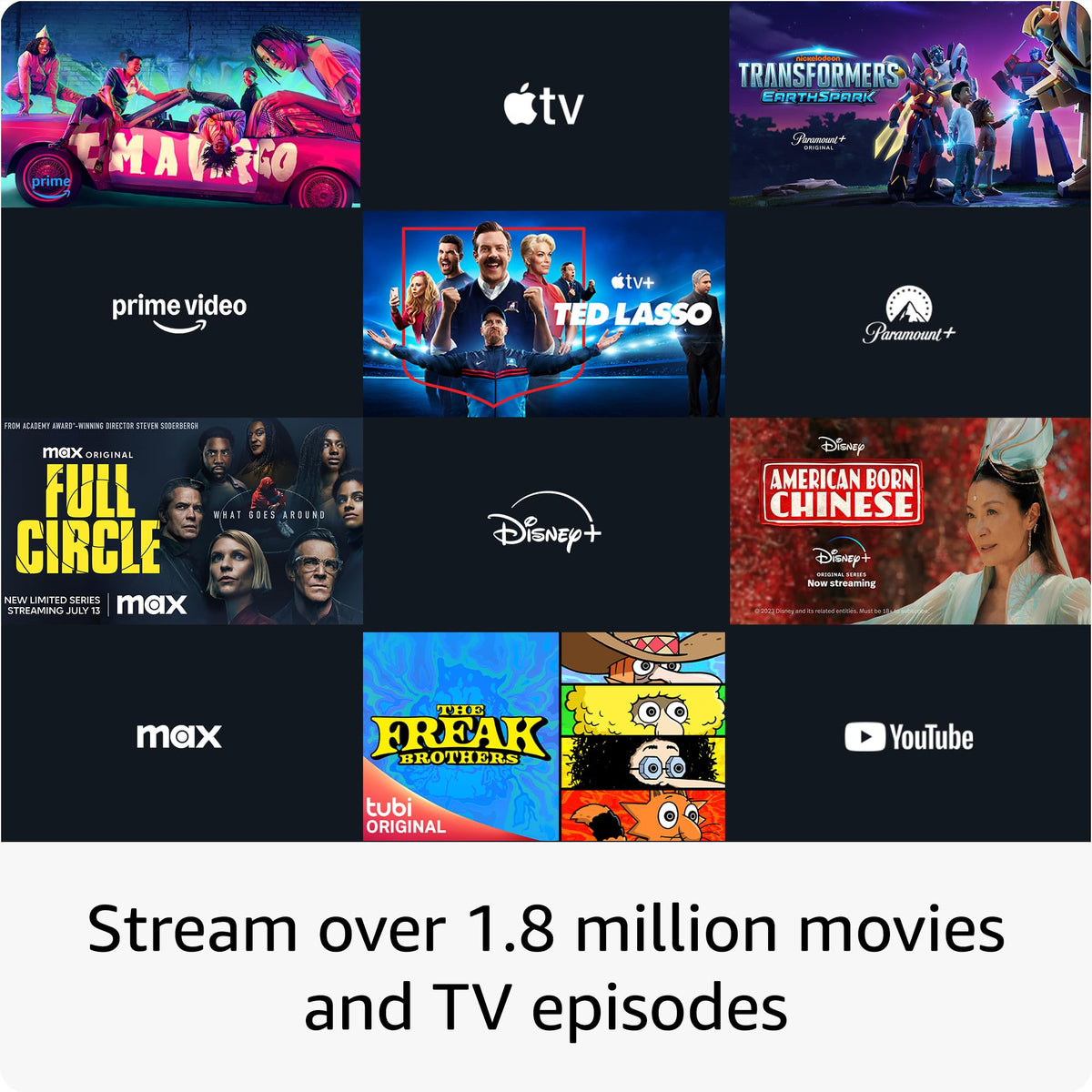 Dispositivo de streaming Amazon Fire TV Stick 4K Max con búsqueda Fire TV impulsada por IA, compatible con Wi-Fi 6E, TV gratuita y en directo sin cable ni satélite.