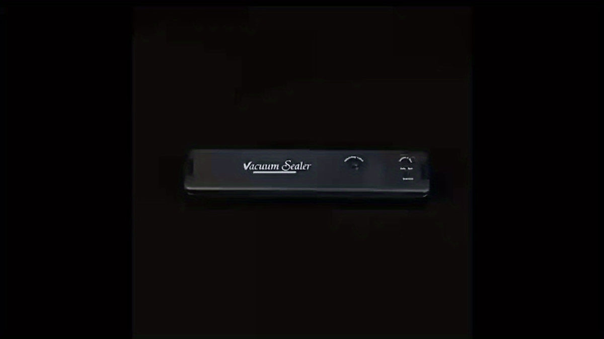 Máquina selladora al vacío, con 50 bolsas selladas para almacenamiento de alimentos y sous vide, sistema automático de sellado de alimentos con aire.