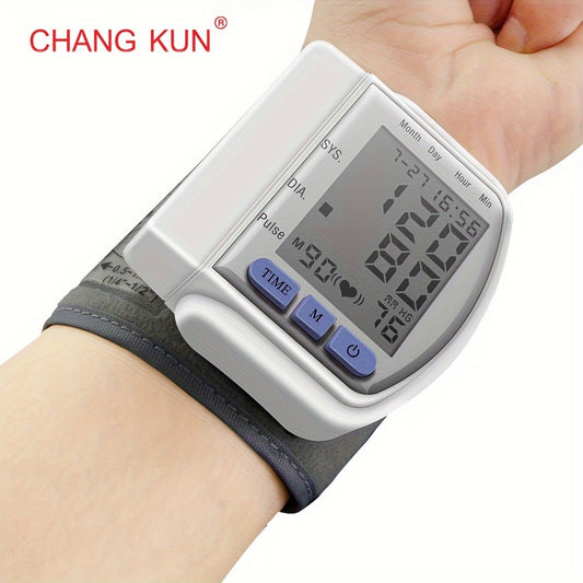 Monitor de presión arterial premium de muñeca, automático. 
Perfecto para monitorear tu salud en  cualquier lugar.