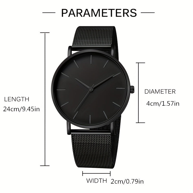 Reloj con correa y pulsera de cuarzo